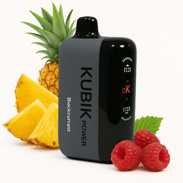 30k puffs Kubik Power Pineapple Raspberry 5% Disposable Vape