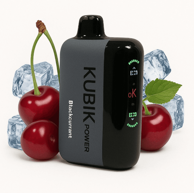 30k puffs Kubik Power Cherry Ice 5% Disposable Vape