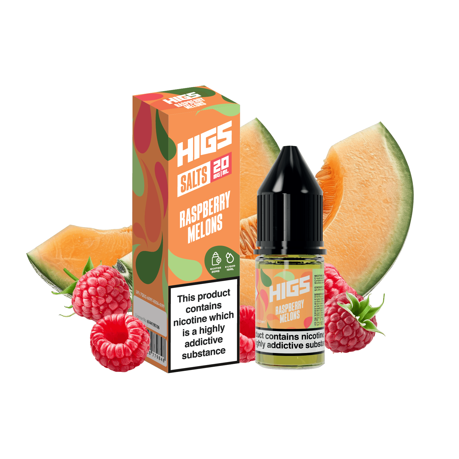 Nic Salt Higs Raspberry Melons 20mg 10ml E-liquids