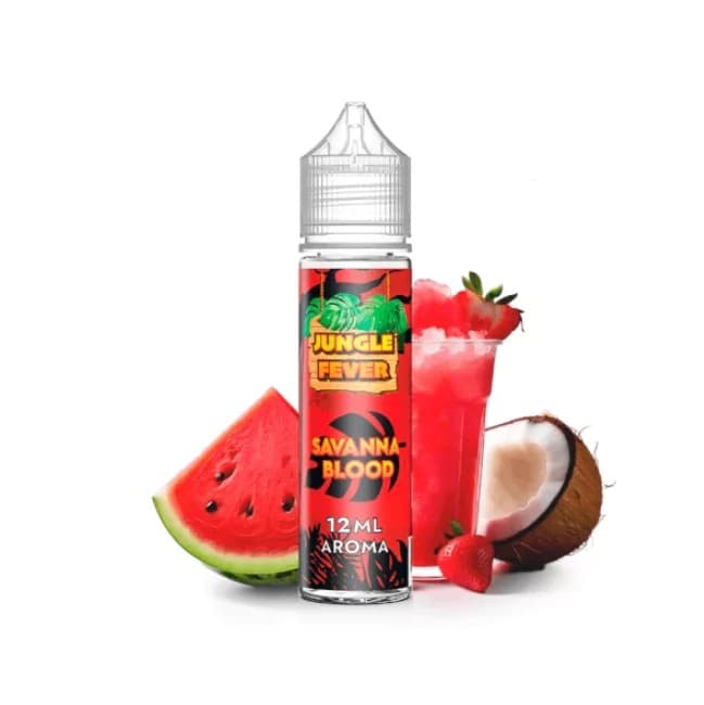 Prefilled 10mg Jungle Fever Savanna Blood NicSalt 60ml E-liquids