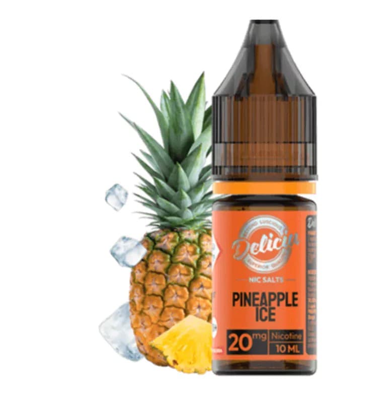 NicSalt Vaporesso Deliciu Pineapple Ice 20 mg 10 ml E-væske