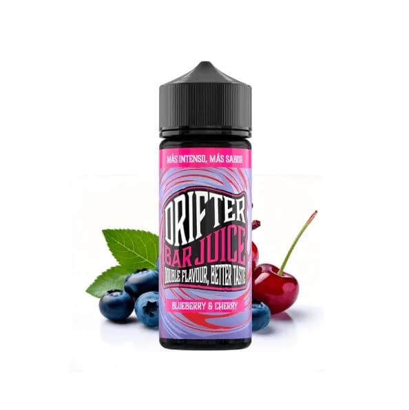 Prefilled Juice Sauz Drifter Bar Blueberry Cherry 3mg 60/40 120ml Nicotine E-liquid