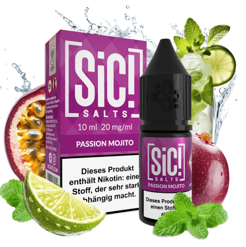 Nic Salt Sic! Passion Mojito 20mg 10ml E liquid