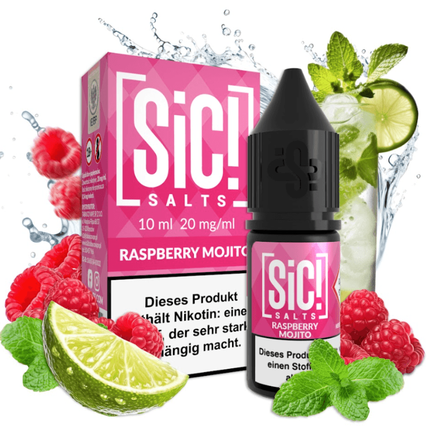 Nic Salt Sic! Raspberry Mojito 20mg 10ml E liquid