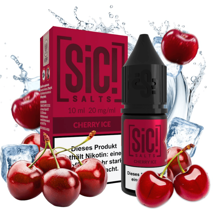Nic Salt Sic! Cherry Ice 20mg 10ml E liquid
