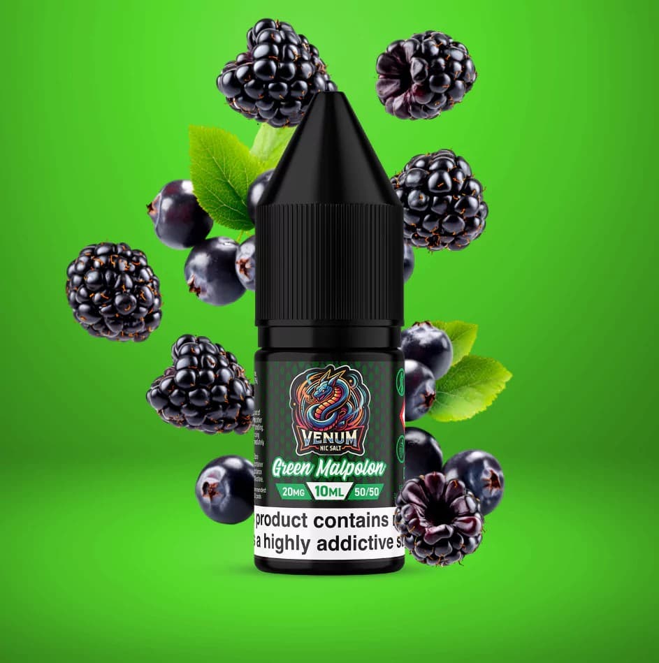 E liquid Venum Nic Salt Green Malpolon 20 mg 10 ml
