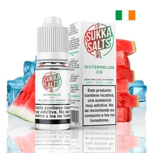 Sukka Salts Watermelon Ice 10 ml 20 mg Nic Salt E-Liquid