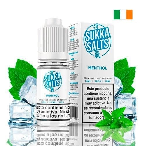 Sukka Salts Menthol 10 ml 10 mg Nic Salt e-liquid