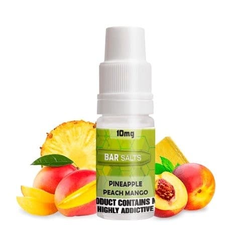 Bar Nic Salts Pineapple Peach Mango 10 ml 10 mg e-liquid