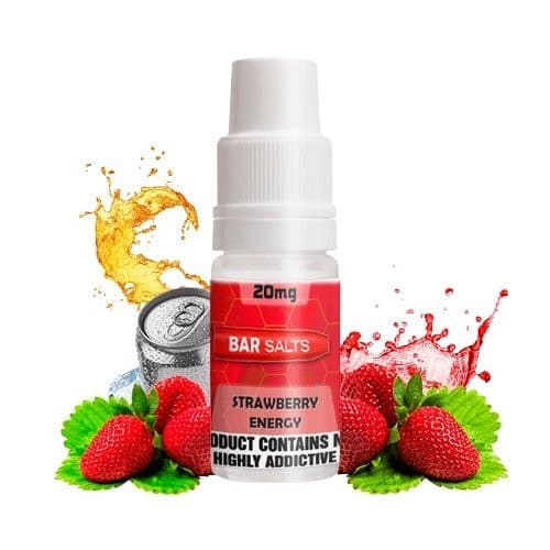 Bar Nic Salts Strawberry Energy 10 ml 20 mg e-liquid