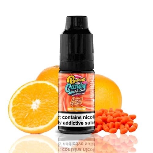 Burst My Candy Nic Salt Orange Tac Tics 10 ml e-liquid 10 mg