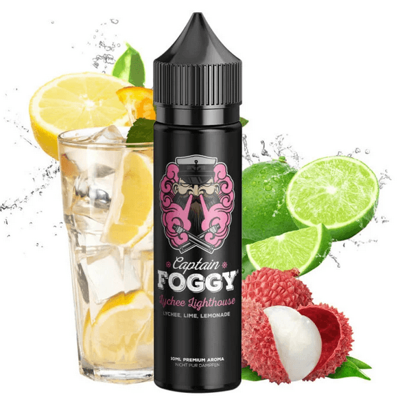 Captain Foggy - Lychee Lighthouse Prefilled 3mg 60ml 60/40 E liquid