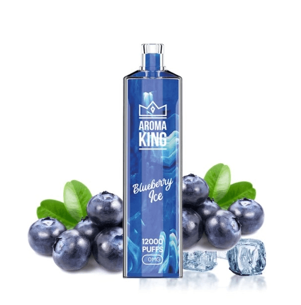 Puff Gem 12000 puffs Blueberry Ice ZERO - Aroma King Disposable Vape