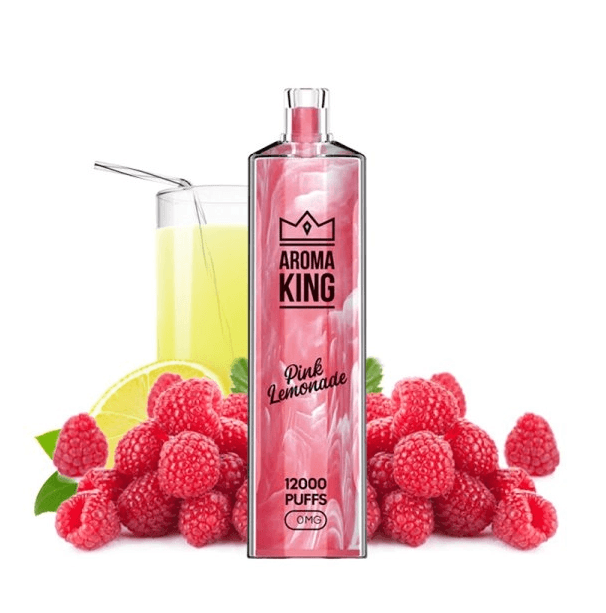 Puff Gem 12000 puffs Pink Lemonade ZERO - Aroma King Disposable Vape