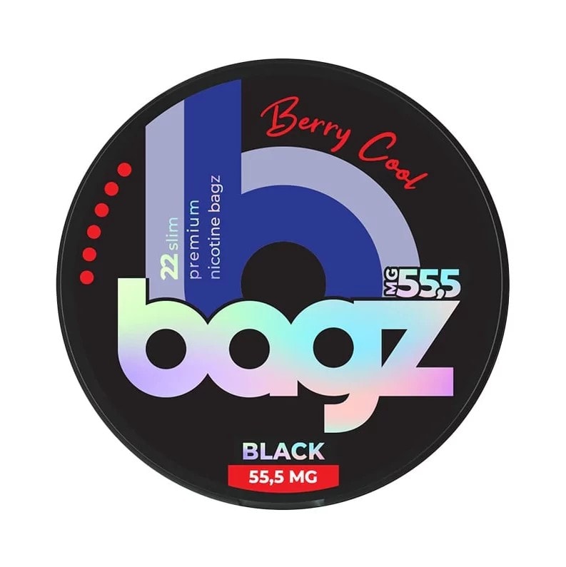 Nicotine Pouches BAGZ Berry Cool Extra Strong 55.5mg