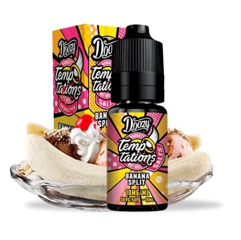 Nic Salts Doozy Temptations Banana Split 10ml 20mg