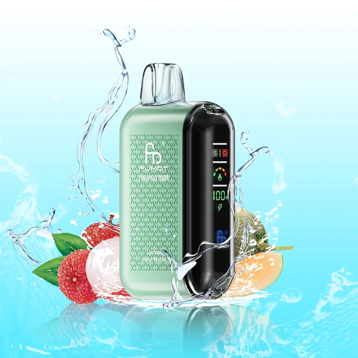 RandM Tornado Lychee Hami Melon 20000 puffs 20mg Disposable Vape