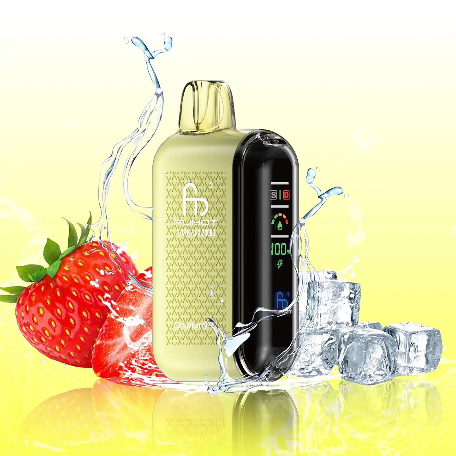 RandM Tornado Strawberry Ice 20000 puffs 20mg Disposable Vape