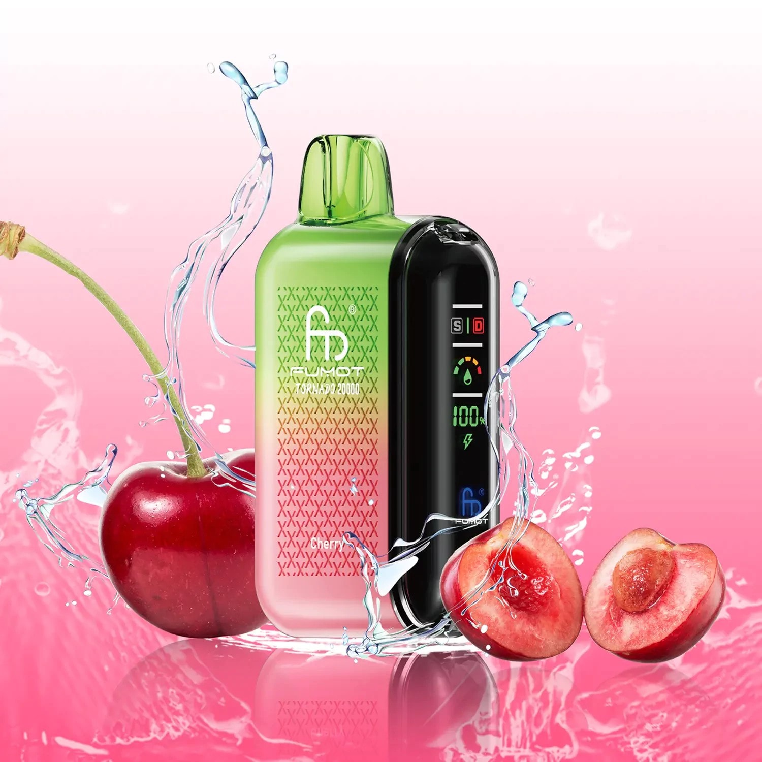 RandM Tornado Cherry Berry 20000 puffs 20mg Disposable Vape