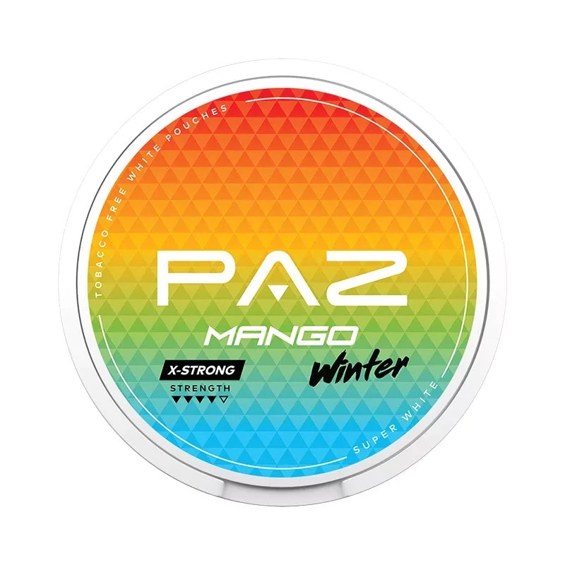 Nicotine Pouches PAZ Mango Winter 9,6mg