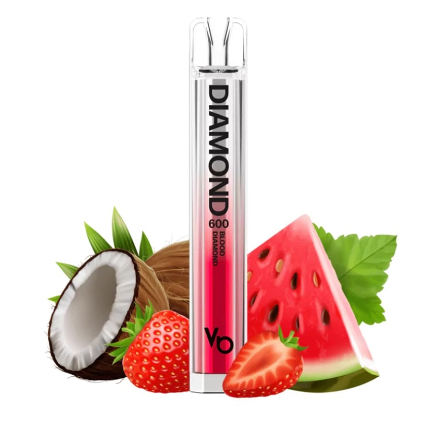 Disposable Vape Blood Diamond Vapes Bars Diamond 600 puffs 20mg EXPIRATION DATE 24.06.25.