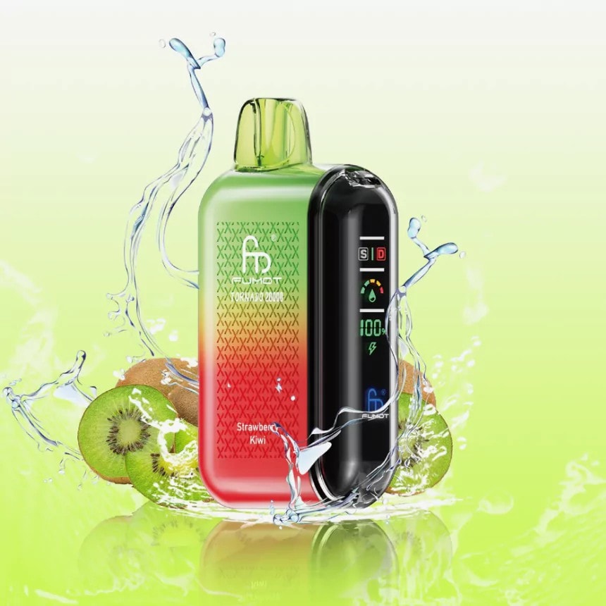 RandM Tornado Strawberry Kiwi 20000 puffs 20mg Disposable Vape