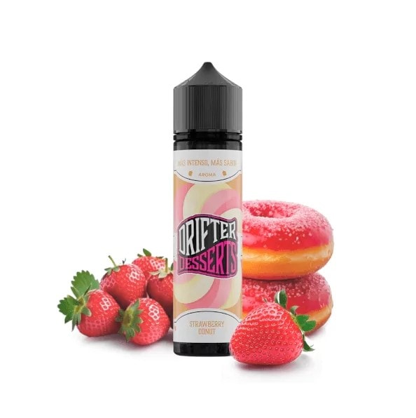 Prefilled Drifter Bar Desserts Strawberry Donut Nic Salt 20mg 60ml E liquid