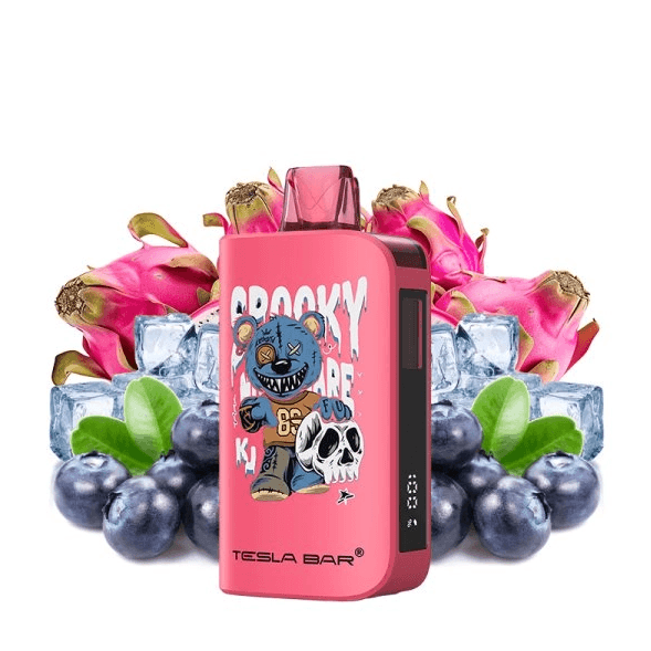 Disposable Vape Dragon Fruit Blueberry Ice 20mg 10000 puffs Tesla Bar
