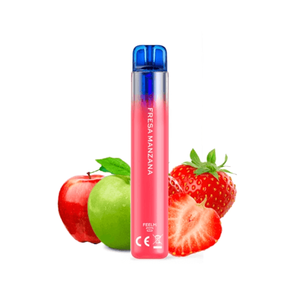 Vozol Neon 20mg 1000puffs Strawberry Apple Disposable Vape