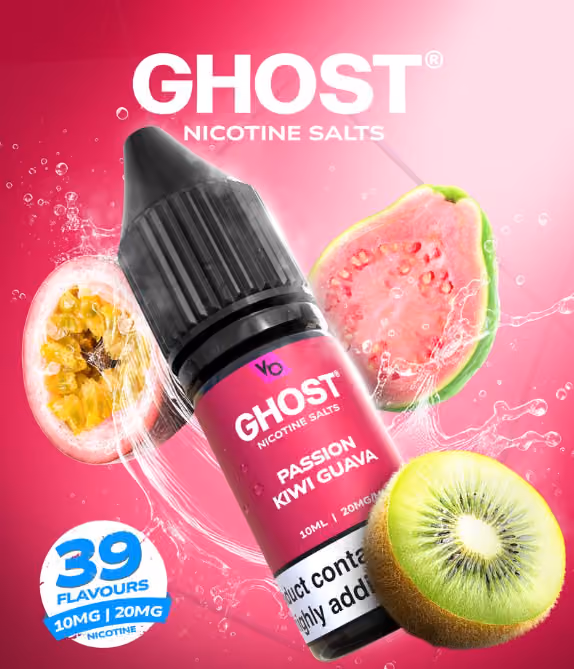 Ghost Nic Salt Passion Kiwi Guava 20mg 10ml E-liquid