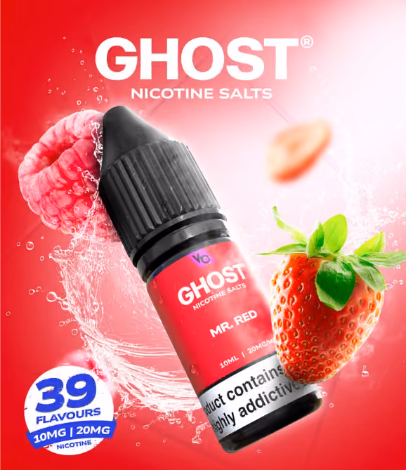 Ghost Nic Salt Mr Red 20mg 10ml E-liquid