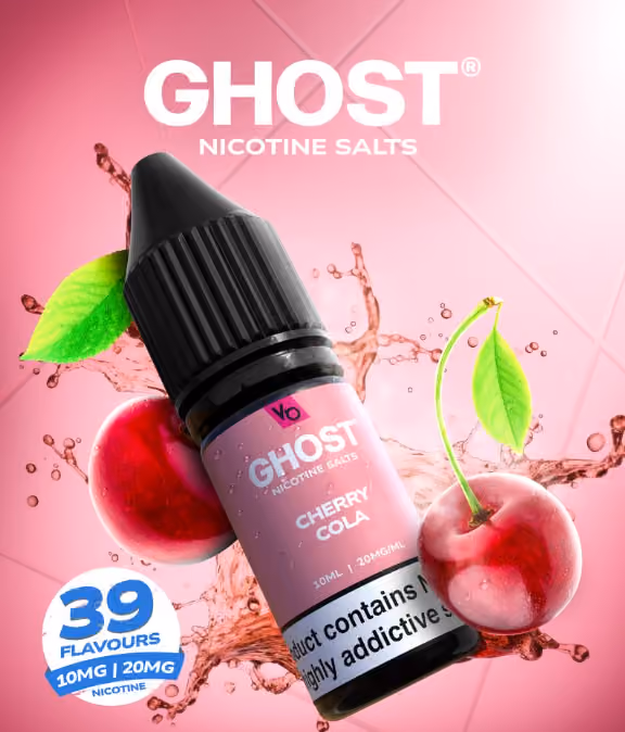 Ghost Nic Salt Cherry Cola 20mg 10ml E-liquid