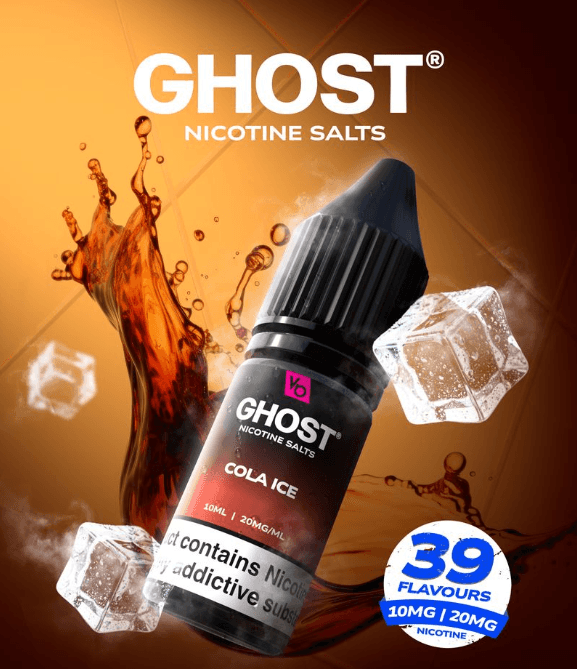 Ghost Nic Salt Cola Ice 10mg 10ml E-liquid