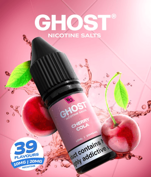 Ghost Nic Salt Cherry Cola 10mg 10ml E-liquid