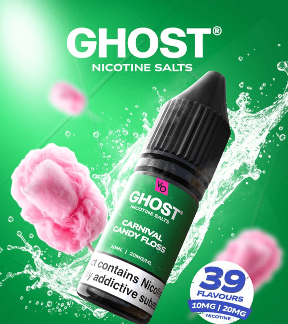 Ghost Nic Salt Carnival Candy Floss 10mg 10ml E-liquid