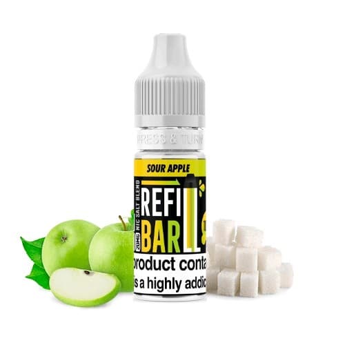 Sour Apple - Refill bar Salts 10 ml 20 mg