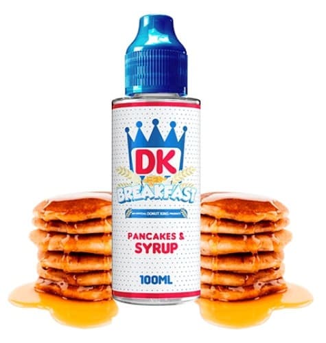 Donut King Breakfast Pancakes & Maple Syrup 100ml 0mg E-liquid