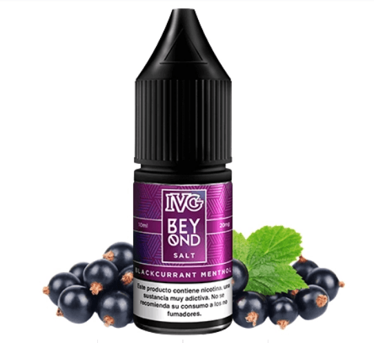 Beyond NicSalt Μαύρο Φραγκοστάφυλο Menthol by Ivg 10 ml 10 mg E-liquid