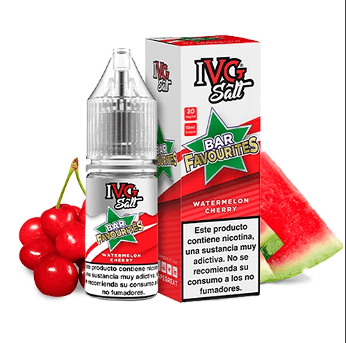 IVG NicSalt Watermelon Cherry 10 ml 10 mg 50/50 e-skystis