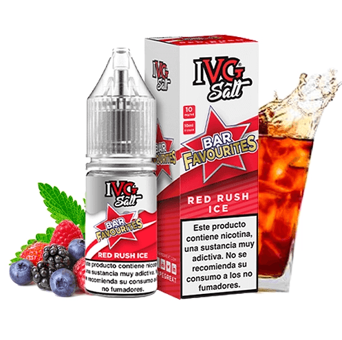 IVG NicSalt Red Rush Ice 10 ml 10 mg 50/50 e-liquid