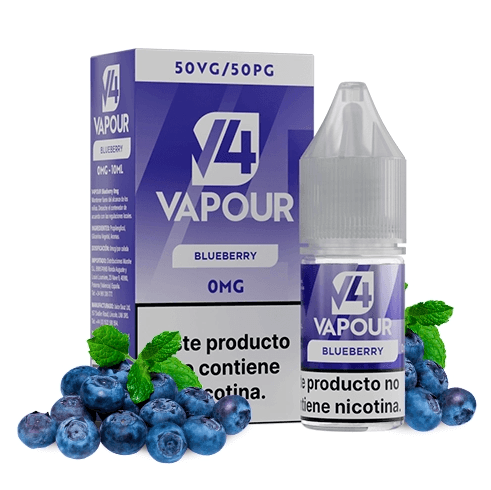 V4 Vapour Blueberry 10 ml 0 mg E-liquid