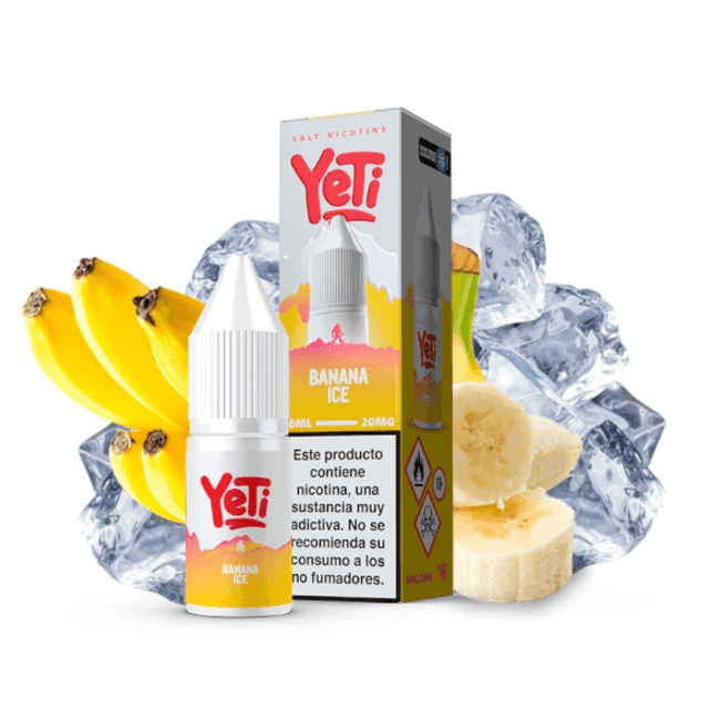 Yeti Nic Salt Banana Ice 10mg 10ml E liquid