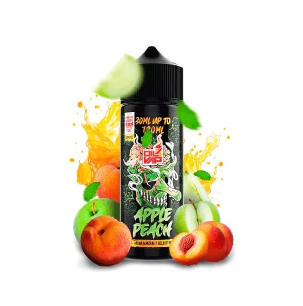 Kabuki Apple Peach 6 mg 60/40 120 ml Oil4vap Προγεμισμένο Υγρό Νικοτίνης