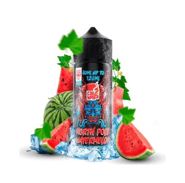 Kabuki North Pole Watermelon 6 mg 60/40 120 ml Oil4vap Prefilled Nicotine E-liquid
