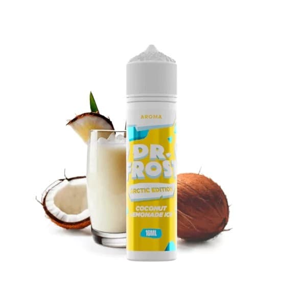 Prefilled Dr Frost Coconut Lemonade Ice NicSalt 20mg 60ml E-liquid
