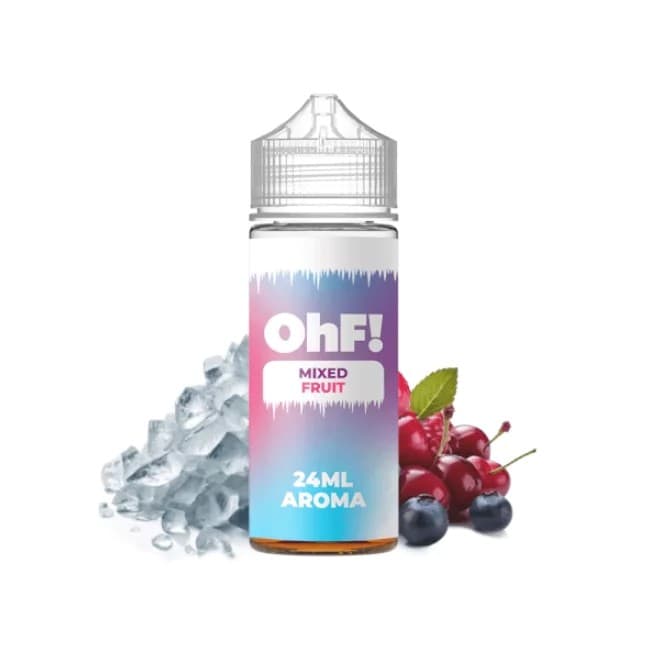 Prefilled OhF! Ice Mixed Fruit 3 mg 60/40 120 ml Nikotin E-Liquid