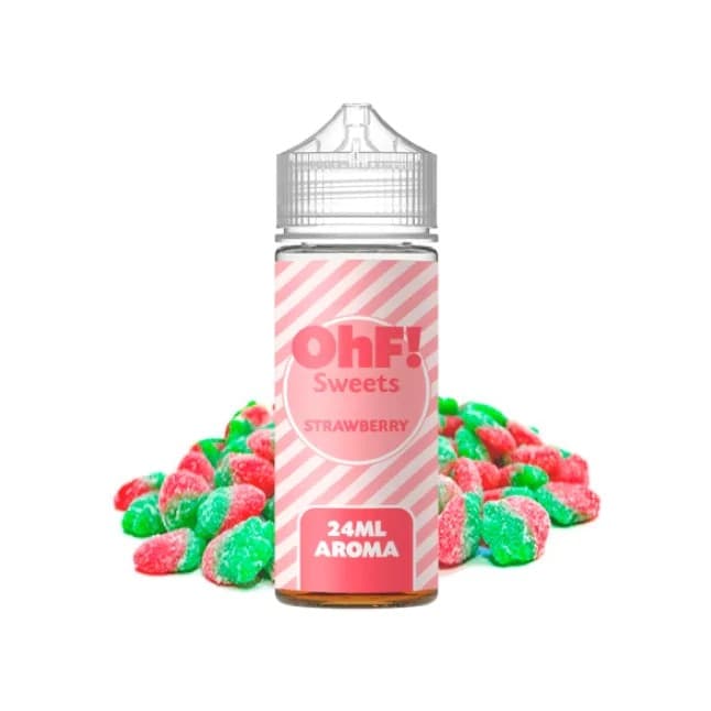 Prefilled OhF! Sweets Strawberry 6mg 60/40 120ml Nicotine E-liquid