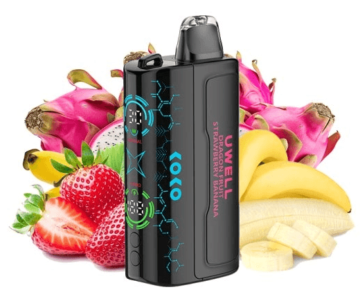 Koko Bar 20mg L50000puffs Dragon Fruit Strawberry Banana - Uwell Disposable Vape