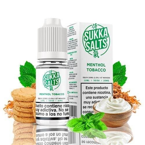 Sukka Salts Tobacco Menthol 10 ml 10 mg Nic Salt E-Liquid